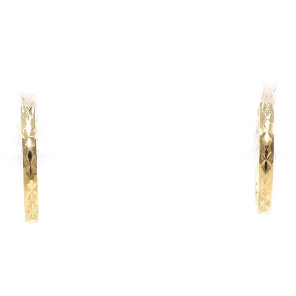 K18 Yellow Gold Earrings 1.1g in Pristine Condition