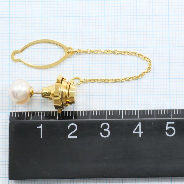 K18 Yellow Gold Pearl Pin Brooch