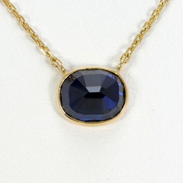 K18 Yellow Gold Sapphire Necklace