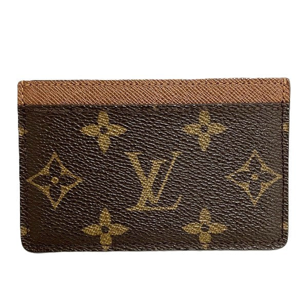 Louis Vuitton Monogram Card Case M61733 in Good Condition