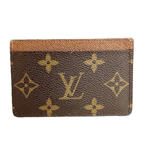 Louis Vuitton Monogram Card Case M61733 in Good Condition