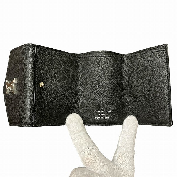 Louis Vuitton Lockmini Leather Wallet M63921 in Great Condition