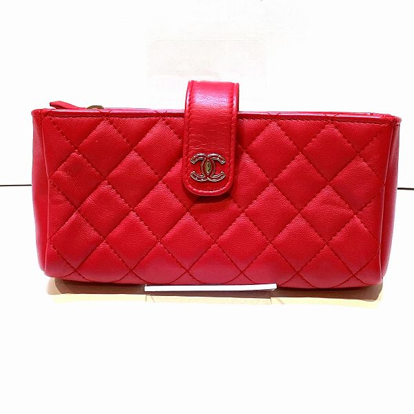 Chanel Matelasse Lambskin Multi Case Pouch