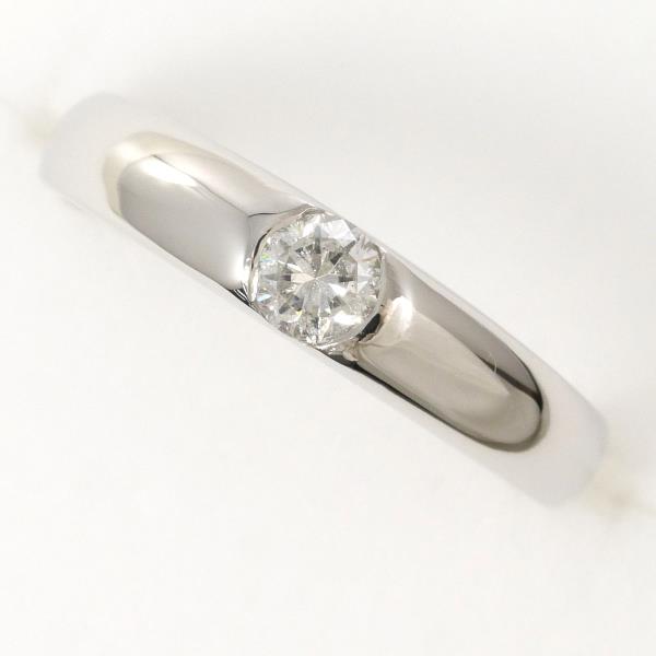 PT900 Platinum Diamond Ring 6.5 in Excellent Condition