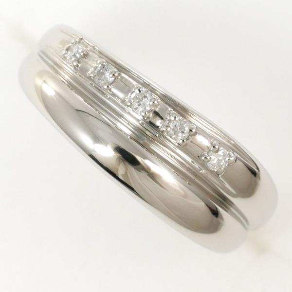 PT900 Platinum Diamond Ring 5.5