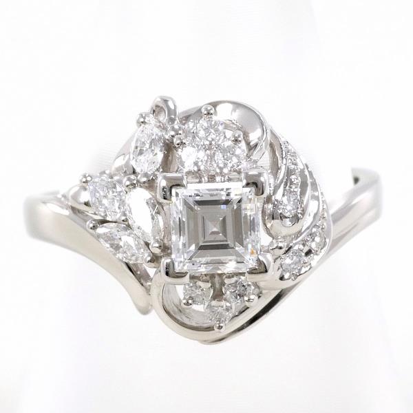 PT900 Platinum Diamond Ring 10号 VS1 0.493ct in Excellent Condition