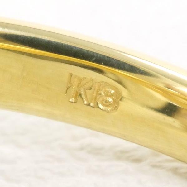 K18 Yellow Gold Pearl Ring 13 in Excellent Condition