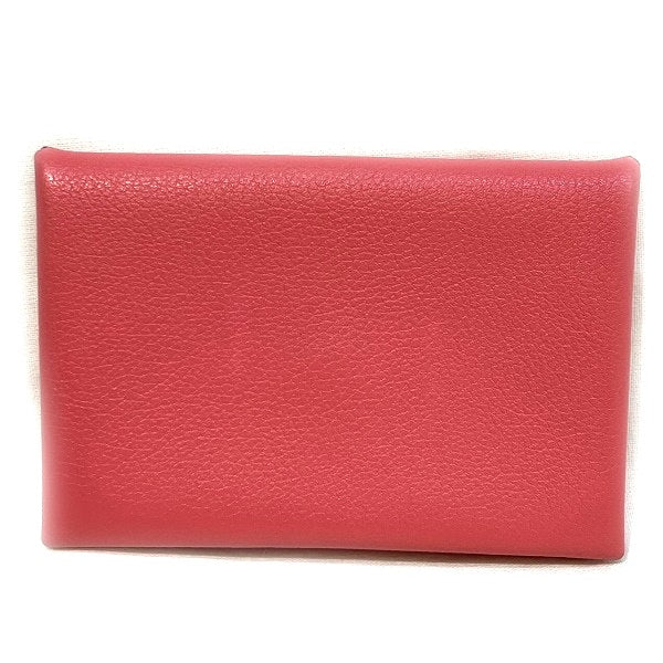 Hermes Calvi Leather Card Holder in Great Condition