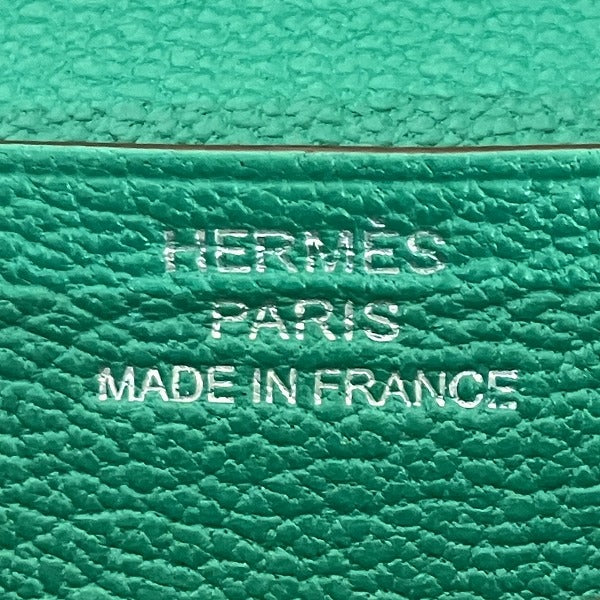 Hermes Leather Bearn 2PLIS Long Wallet