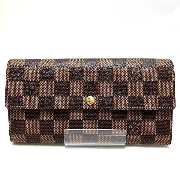 Louis Vuitton Damier Portefeuille Sarah Wallet N61734 in Great Condition