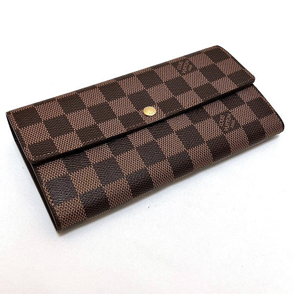 Louis Vuitton Damier Portefeuille Sarah Wallet N61734 in Great Condition