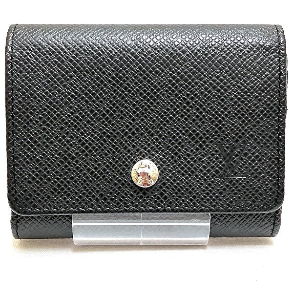 Louis Vuitton Taiga Portomone Sergei Coin Case in Good Condition