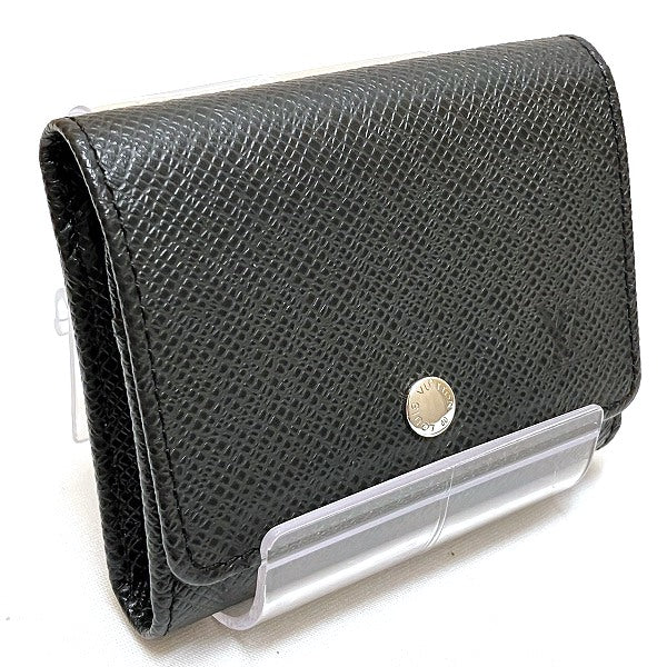 Louis Vuitton Taiga Portomone Sergei Coin Case in Good Condition