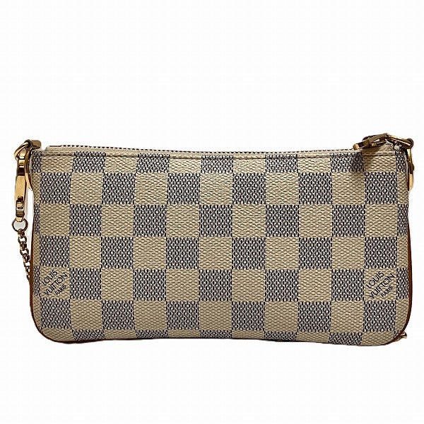 Louis Vuitton Damier Azur Mira MM Chain Bag in Good Condition