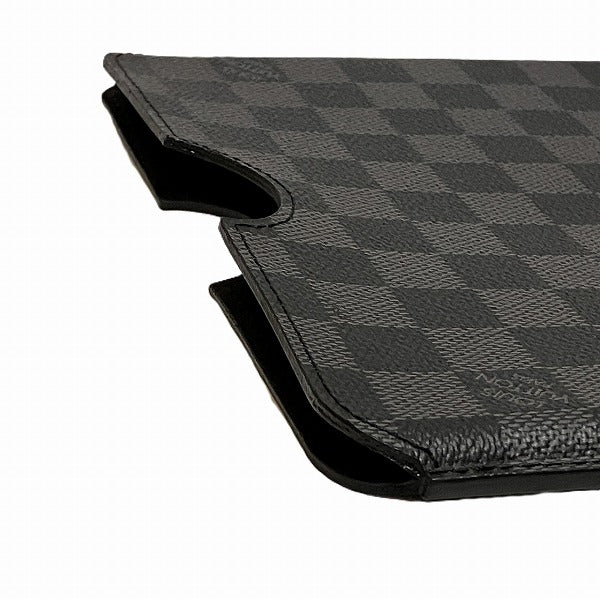 Louis Vuitton Damier Graphite Etui N60033 iPad Case in Great Condition