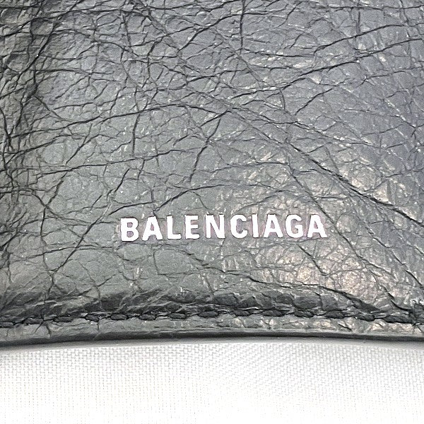 Balenciaga Graffiti Leather Compact Wallet