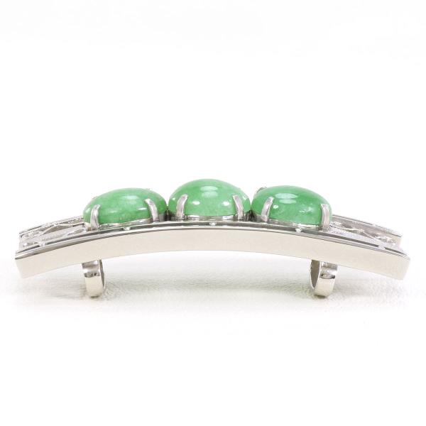 Platinum Jade Obi Clip Jewelry