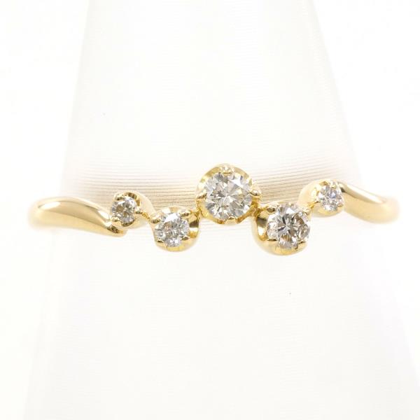 K18 Yellow Gold Diamond Ring 4.5