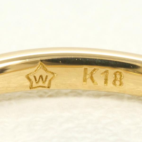 K18YG Yellow Gold Ring with Yellow Diamond in Excellent Condition