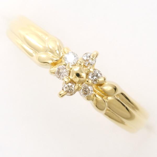 K18 Yellow Gold Diamond Ring