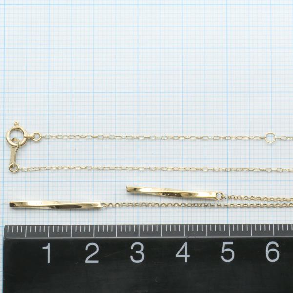 K10 Yellow Gold Necklace 1.0g 49cm in Pristine Condition