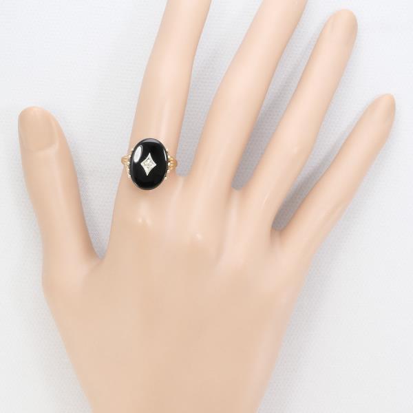 10K Yellow Gold Onyx Ring 11.5