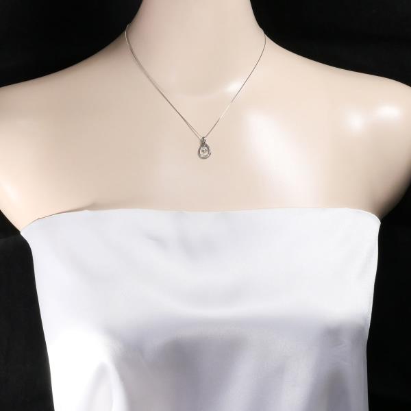 K18 White Gold Diamond Necklace