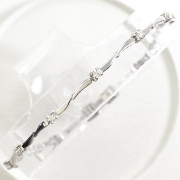 K18 White Gold Diamond Bracelet