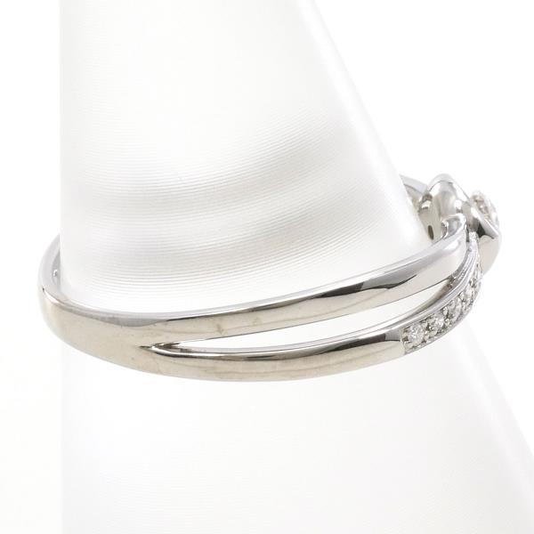 K18 White Gold Diamond Ring 13