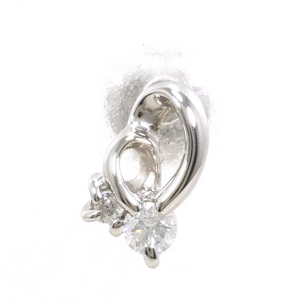 K14 White Gold Diamond Earring 0.05ct