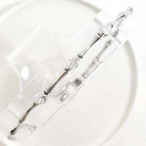 K14 White Gold Diamond Bracelet