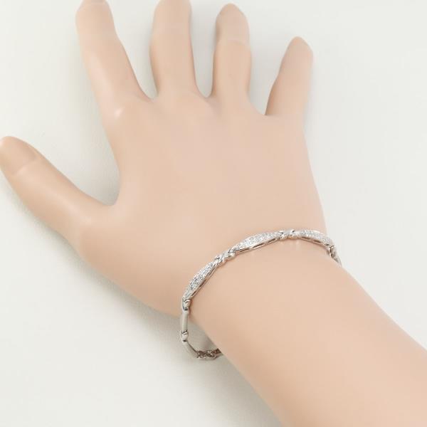 K14 White Gold Diamond Bracelet