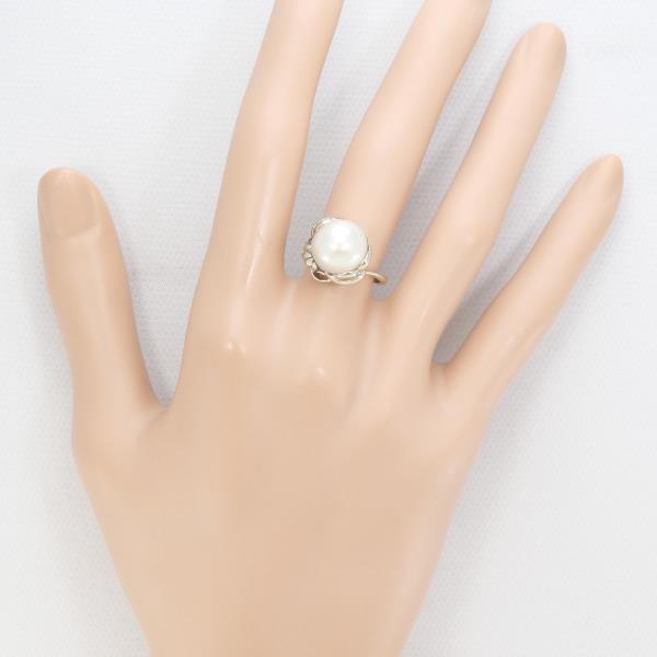 K14 White Gold Pearl Ring 9