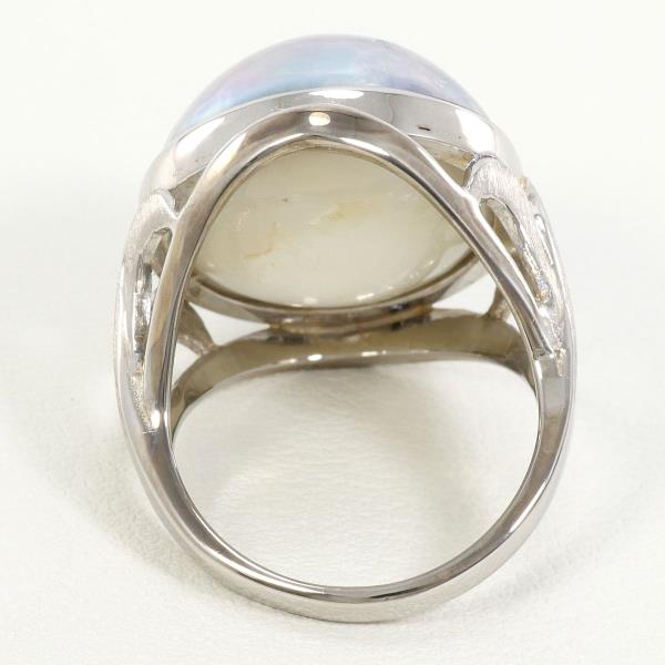 K14 White Gold Pearl Ring 10.5 in Excellent Condition