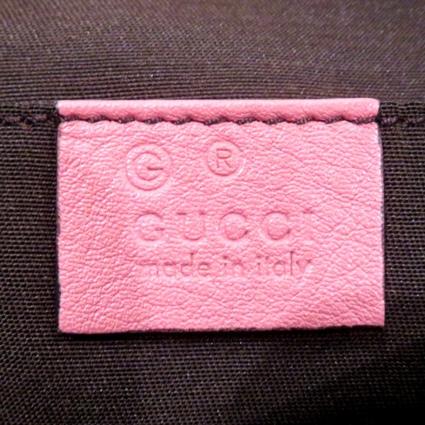 Gucci Bamboo Line Leather Clutch Business Bag