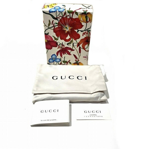 Gucci GG Marmont Flora Compact Wallet in Good Condition