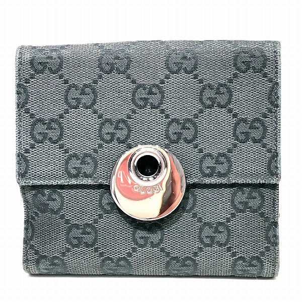 Gucci GG Canvas Bifold Wallet 120932 in Good Condition