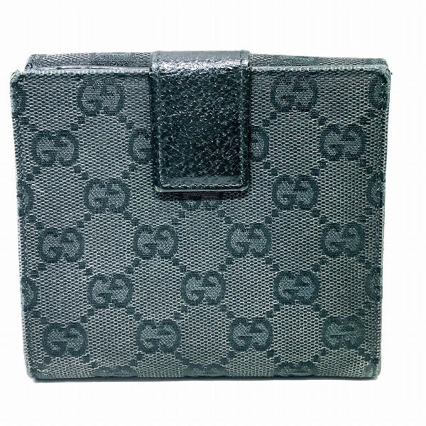 Gucci GG Canvas Bifold Wallet 120932 in Good Condition