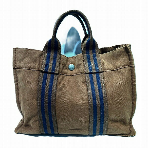 Hermes Canvas Fourre-Tout PM Handbag in Good Condition