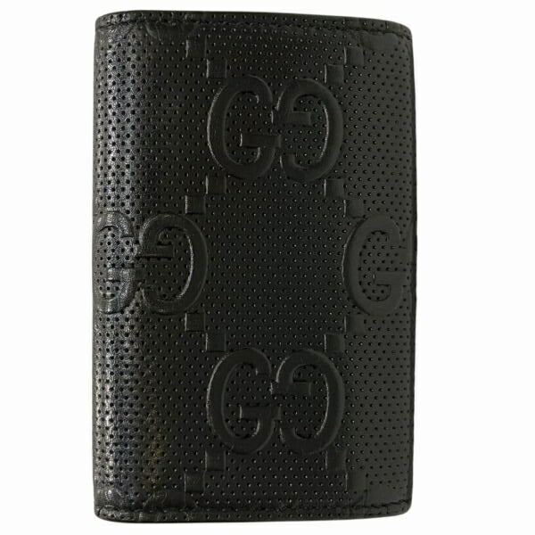 Gucci Leather GG Embossed Key Case 625565 in Great Condition