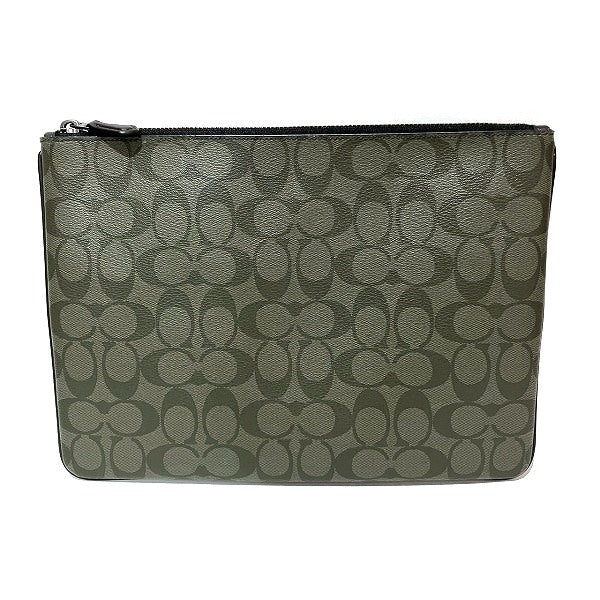 Coach Leather Signature Clutch Bag F66546