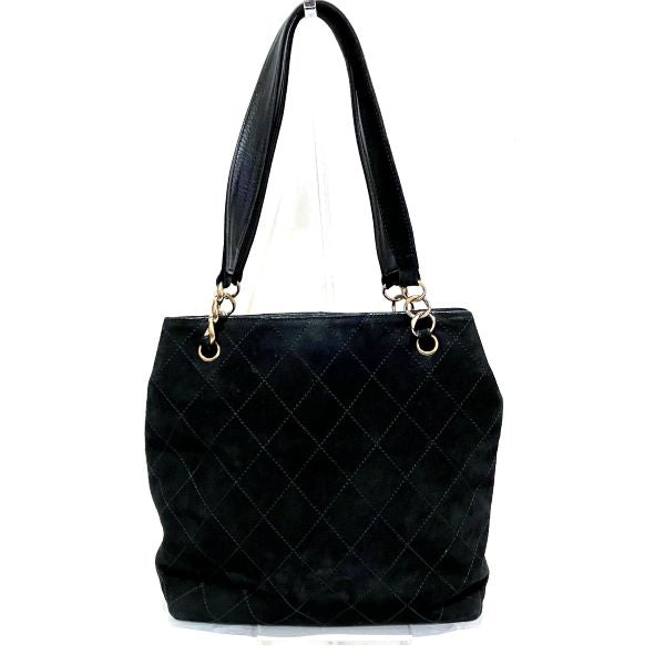 Chanel Wild Stitch Suede Leather Tote Bag