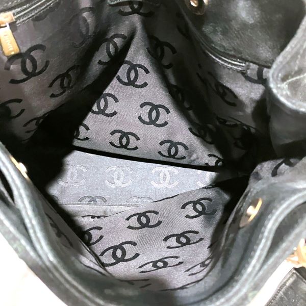 Chanel Wild Stitch Suede Leather Tote Bag