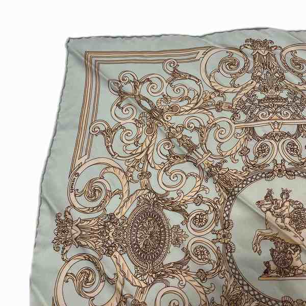 Hermes Silk Scarf Tuileries Park in Good Condition