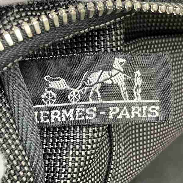 Hermes Herline MM Tote Bag Dark Gray in Good Condition