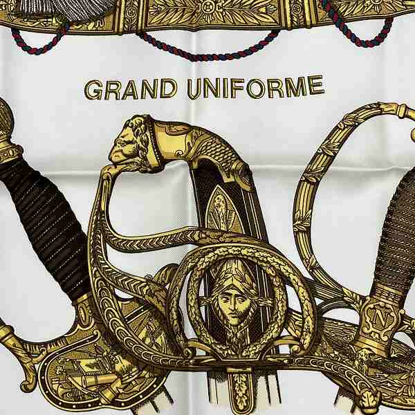 Hermes Silk Scarf Grand Uniform