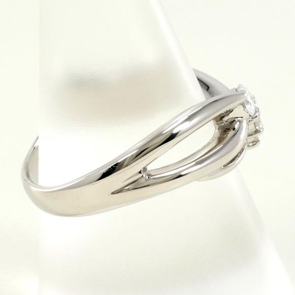 PT900 Platinum Diamond Ring 17.5