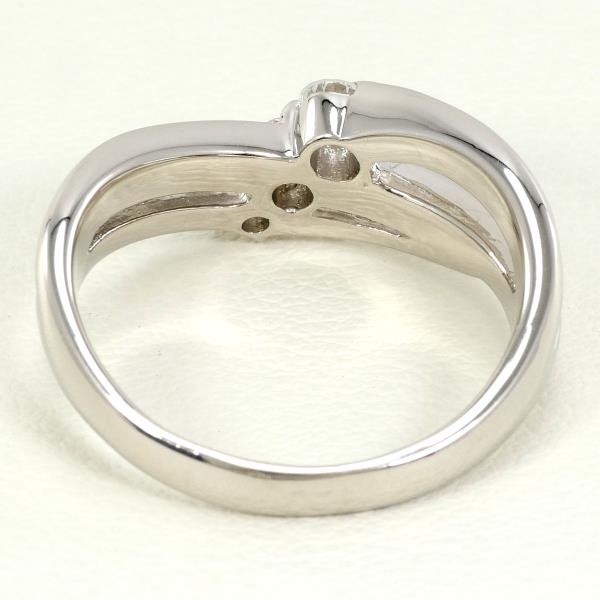 PT900 Platinum Diamond Ring 17.5