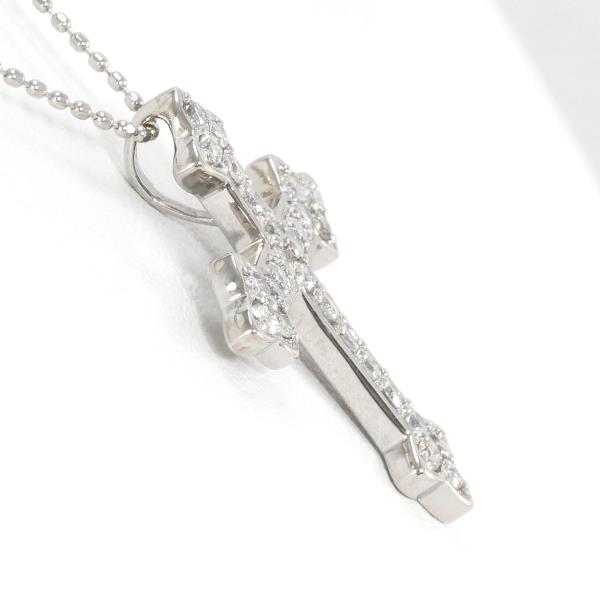 K18 White Gold Diamond Necklace