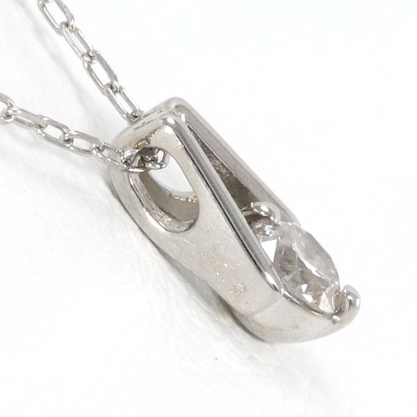 K18 White Gold Diamond Necklace